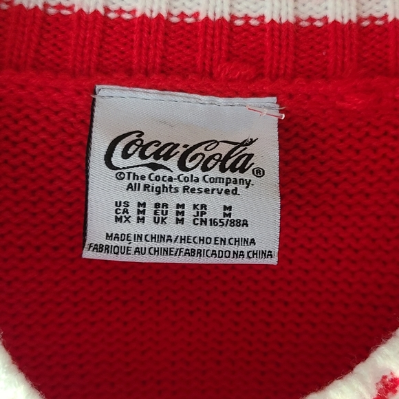 Coca Cola knitted retro style sweater - Picture 4 of 5